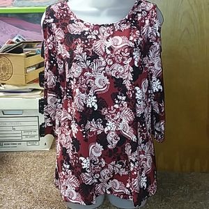 Cold shoulder adult medium top